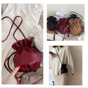 Mirabella Mini Crossbody Bucket Bag in Bur…